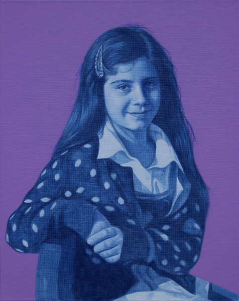 Sara, 2014, 100x80 cm, acrylic on canvas