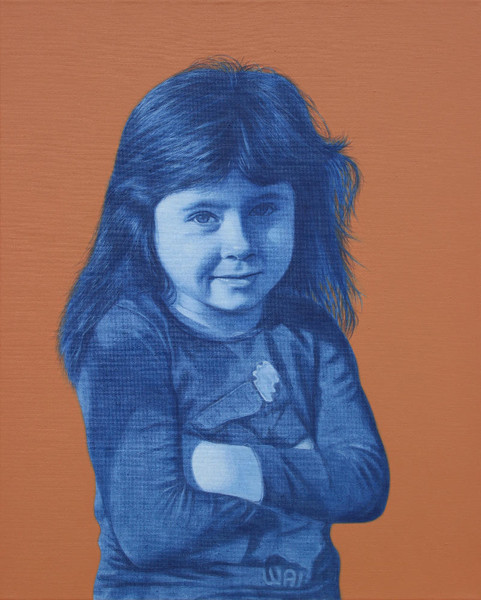Rozalie, 2014, 100x80 cm, acrylic on canvas