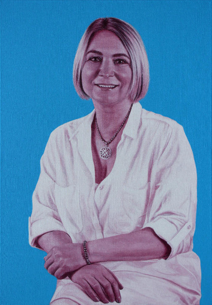 Jana, 2018, 100x70 cm, acrylic on canvas