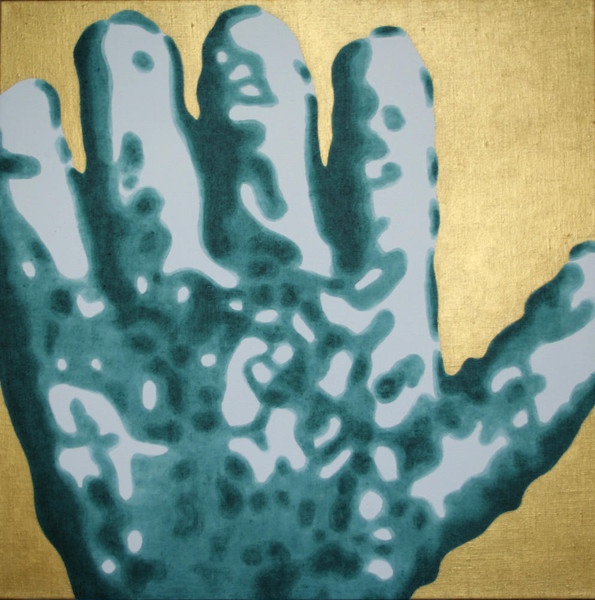 Stone Hand No. 3, 2010, 65x65 cm, acrylic on canvas