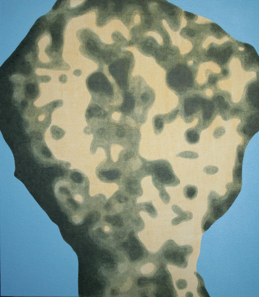 Stone Head No. 4, 2010, 80x70 cm, acrylic on canvas