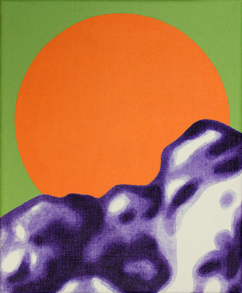 Stone Landscape No. 9, 2012, 30x25 cm, acrylic on canvas