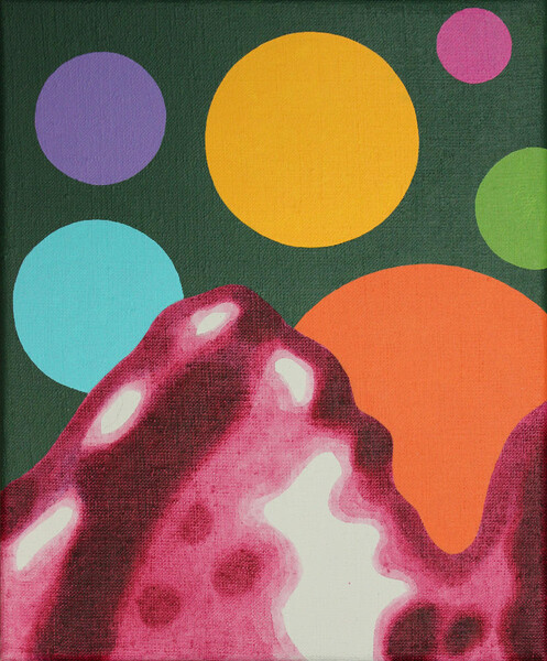 Stone Landscape No. 10, 2012, 30x25 cm, acrylic on canvas