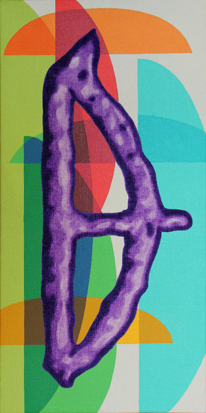 Stone Bow, 2012, 60x30 cm, acrylic on canvas