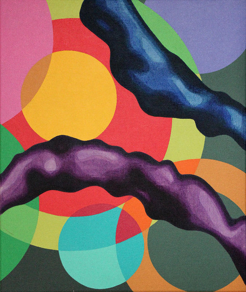 Stone Circles No. 4, 2012, 60x50 cm, acrylic on canvas