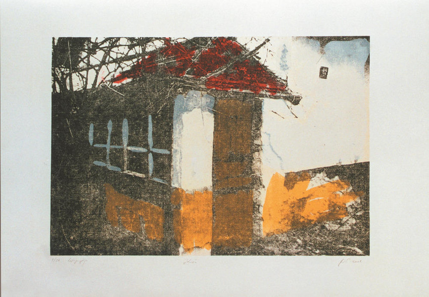 The house, 2001, 50x70 cm, litography
