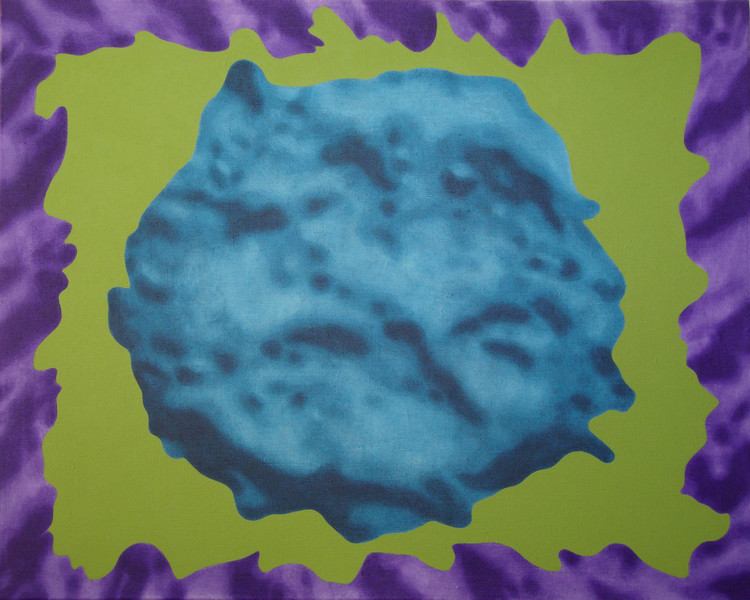 Stone Circle No. 1, 2011, 80X100 cm, acrylic on canvas