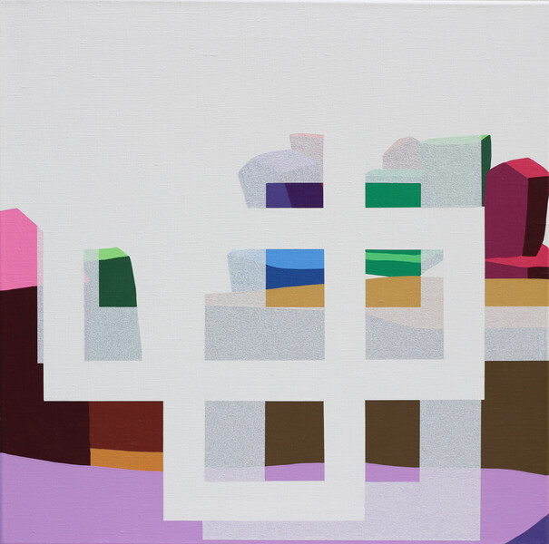 Stone Sleeper No.25, 2022, 60 x 60 cm, acrylic on canvas